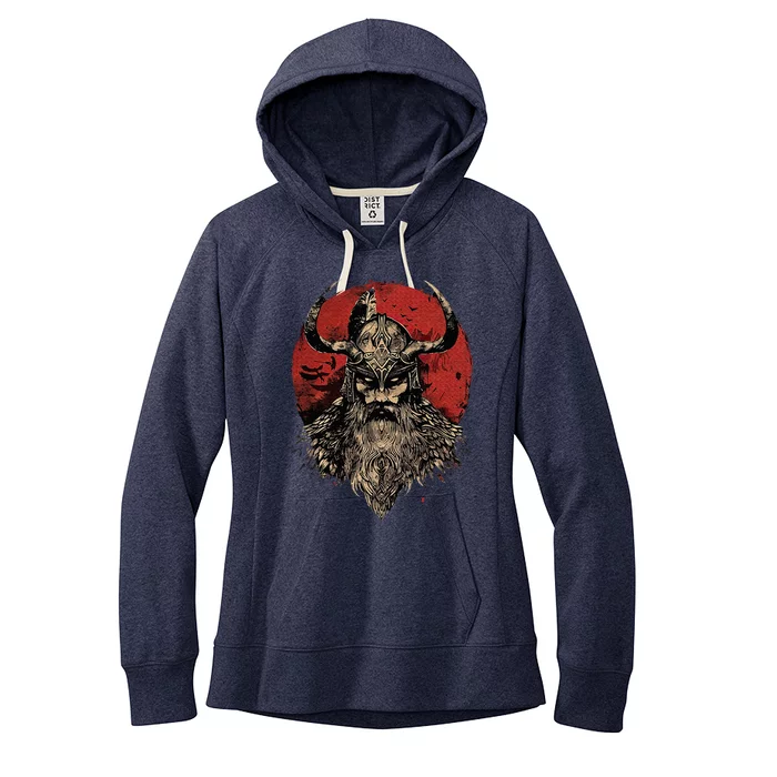 Viking Odin Valhalla Scandinavian Odin Women's Fleece Hoodie