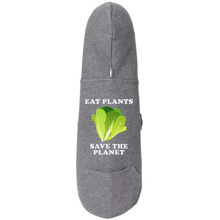 Vegan Or Vegetarian Earth Day Doggie 3-End Fleece Hoodie