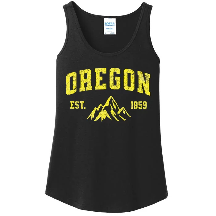 Vintage Oregon Ladies Essential Tank