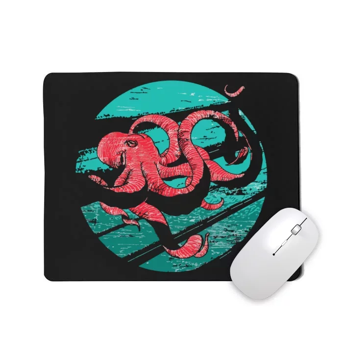 Vintage Octopus Mousepad