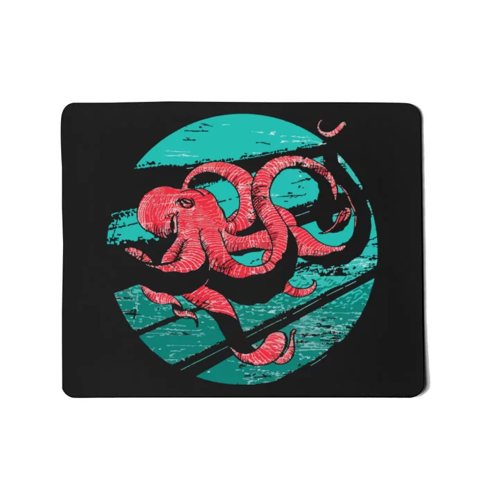 Vintage Octopus Mousepad