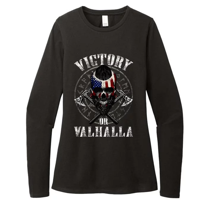 Victory Or Valhalla Womens CVC Long Sleeve Shirt