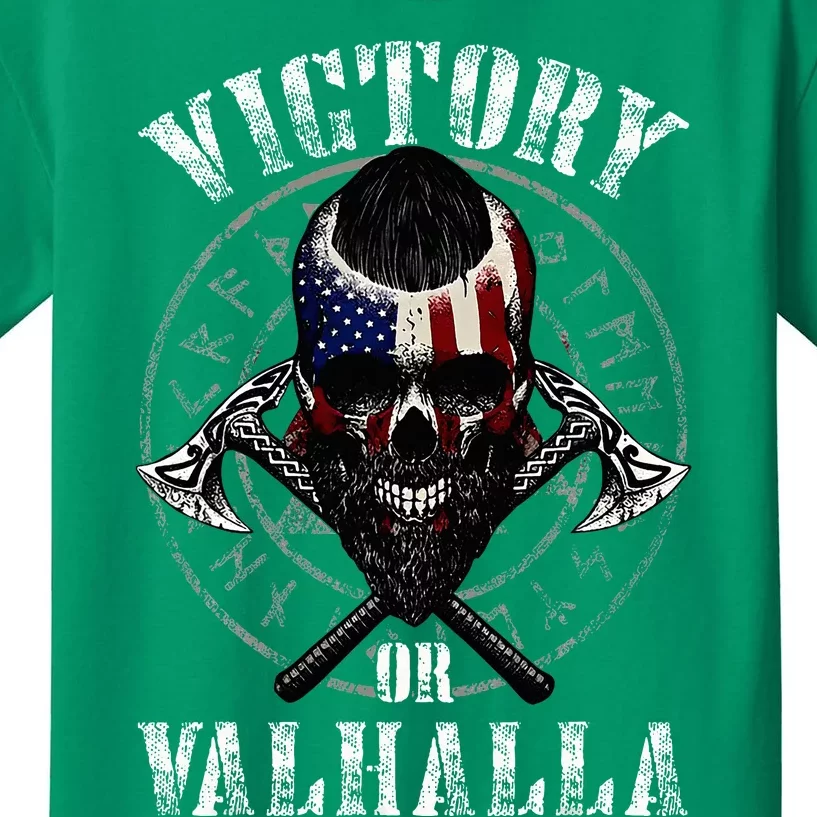 Victory Or Valhalla Kids T-Shirt