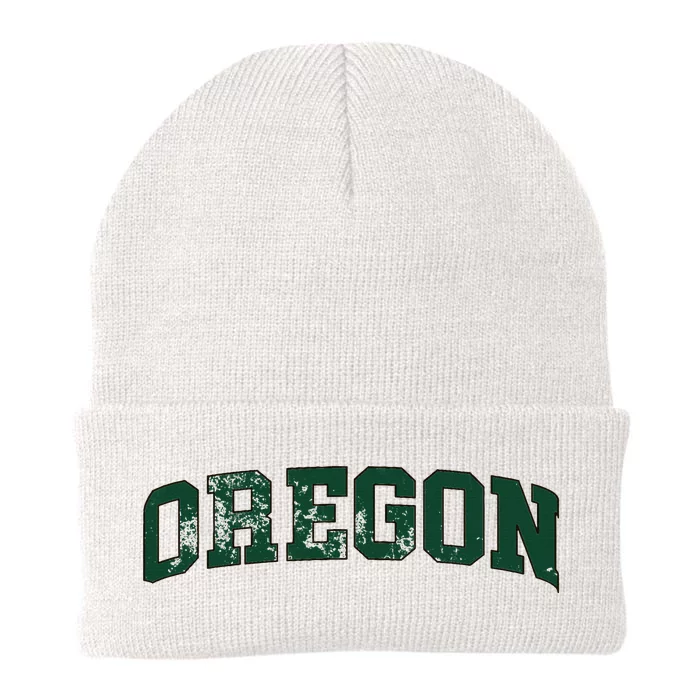 Vintage Oregon Knit Cap Winter Beanie