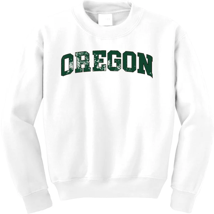 Vintage Oregon Kids Sweatshirt