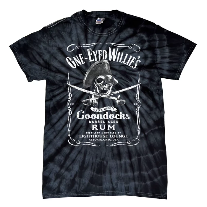 Vintage Oneeyed WillyS Pirate Rum Tie-Dye T-Shirt