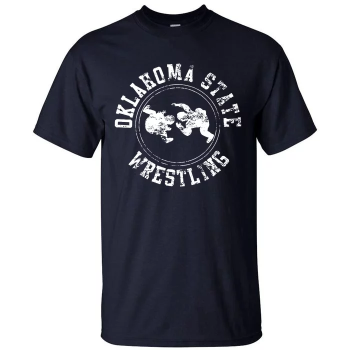 Vintage Oklahoma Wrestling Logo Tall T-Shirt