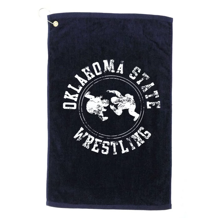 Vintage Oklahoma Wrestling Logo Platinum Collection Golf Towel