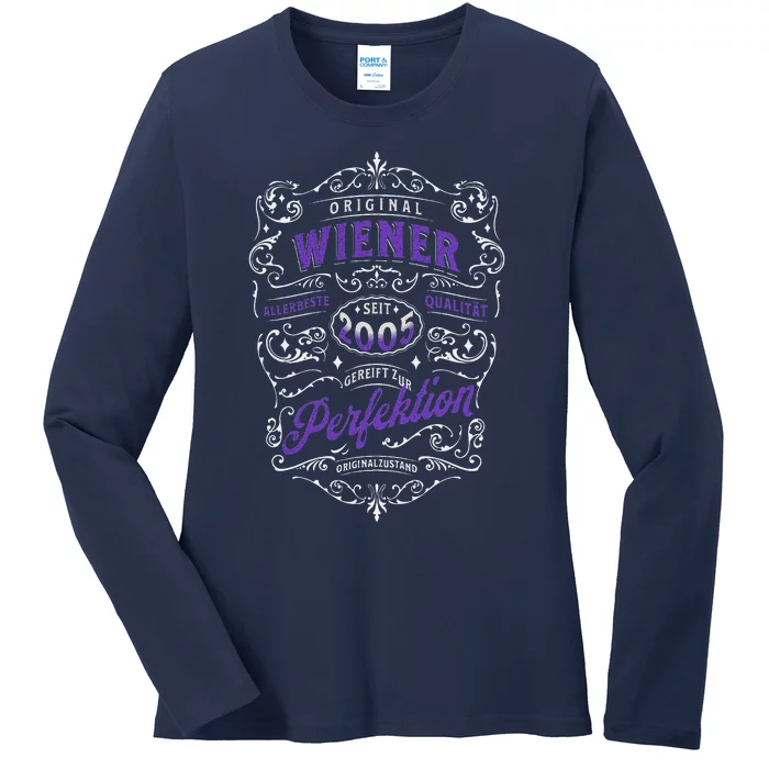 Vienna Original Year Of Birth 2005 Vienna Ladies Long Sleeve Shirt