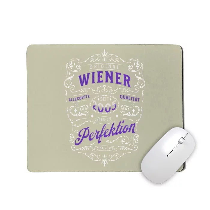 Vienna Original Year Of Birth 2005 Vienna Mousepad