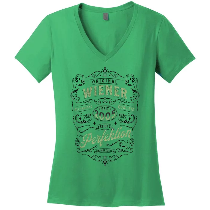 Vienna Original Year Of Birth 2005 Vienna Women's V-Neck T-Shirt