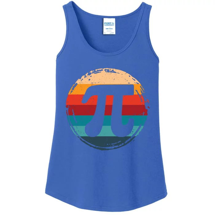 Vintage Pi 3 14 Pi Number Symbol Math Science Gift Ladies Essential Tank