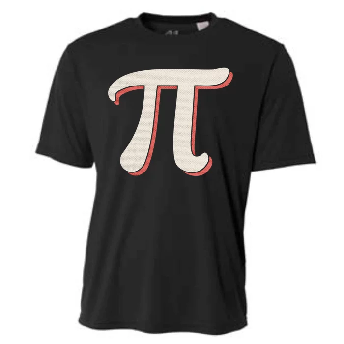 Vintage Pi 3 14 Pi Number Symbol Retro Art Math Scince Cute Cute Gift Cooling Performance Crew T-Shirt