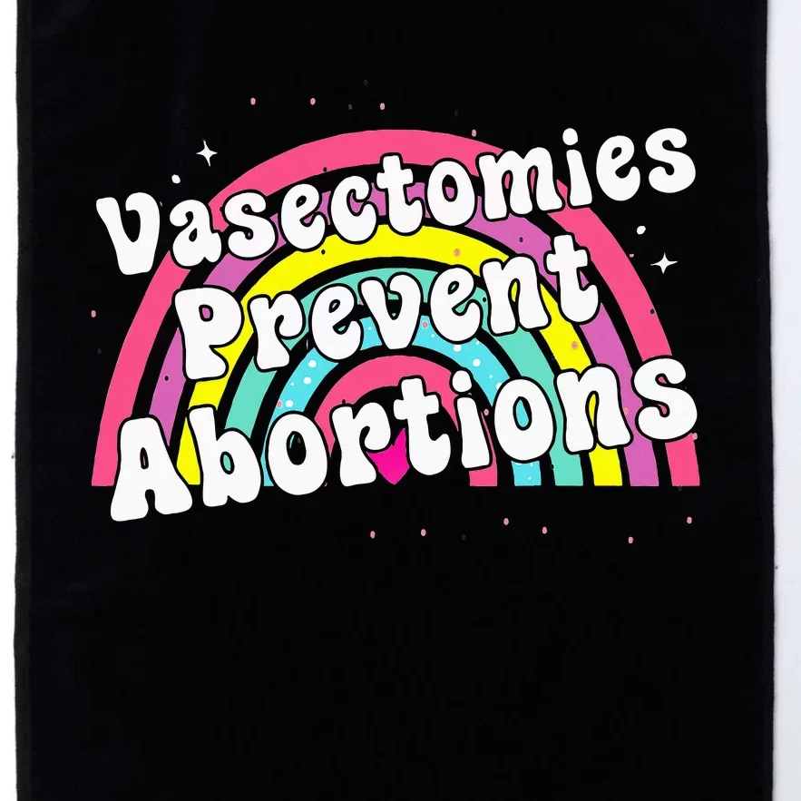 Vasectomies Prevent Abortions Feminist Platinum Collection Golf Towel