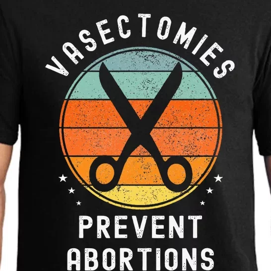 Vasectomies Prevent Abortions Retro Funny Novelty Pajama Set