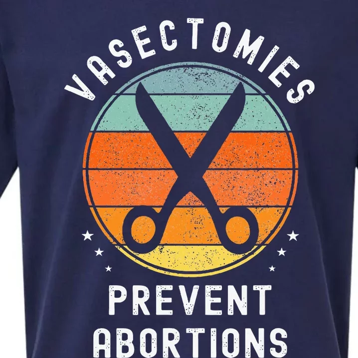 Vasectomies Prevent Abortions Retro Funny Novelty Sueded Cloud Jersey T-Shirt