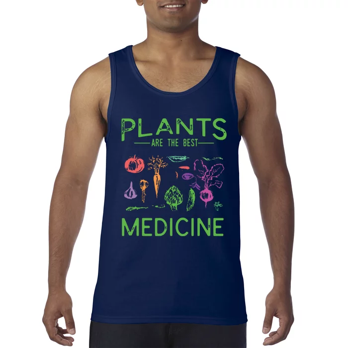 Vegan Plants Are The Best Medicine WFPBD Plant Based Tank Top