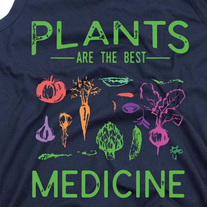 Vegan Plants Are The Best Medicine WFPBD Plant Based Tank Top