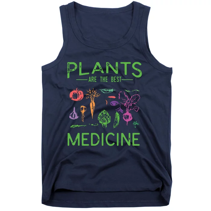 Vegan Plants Are The Best Medicine WFPBD Plant Based Tank Top