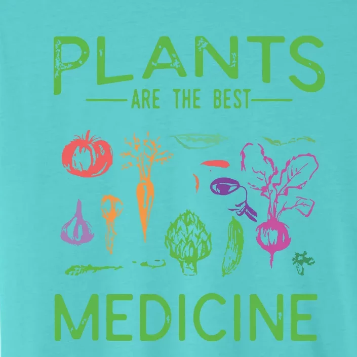 Vegan Plants Are The Best Medicine WFPBD Plant Based ChromaSoft Performance T-Shirt