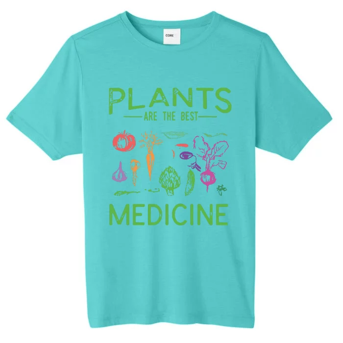 Vegan Plants Are The Best Medicine WFPBD Plant Based ChromaSoft Performance T-Shirt