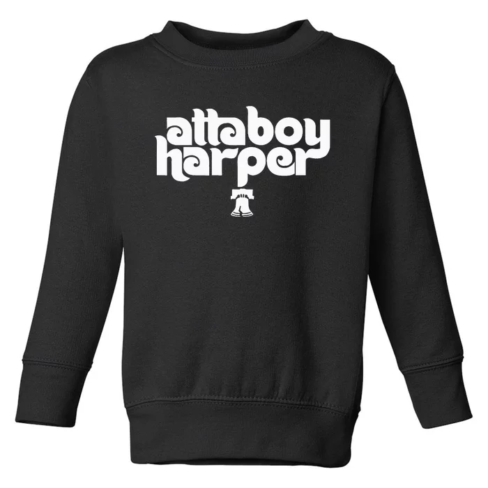 vintage Philly Attaboy Harper Toddler Sweatshirt