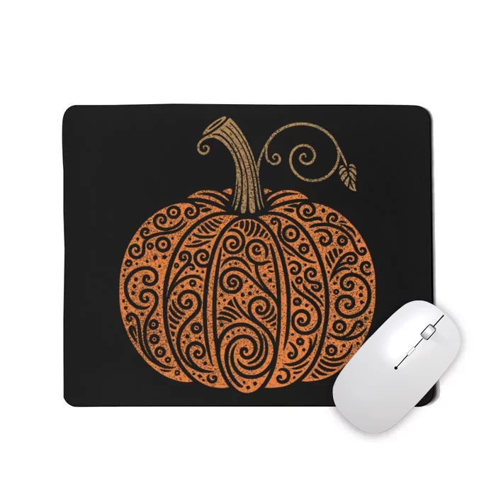 Vintage Pumpkin Autumn Fall Thanksgiving Halloween Mousepad