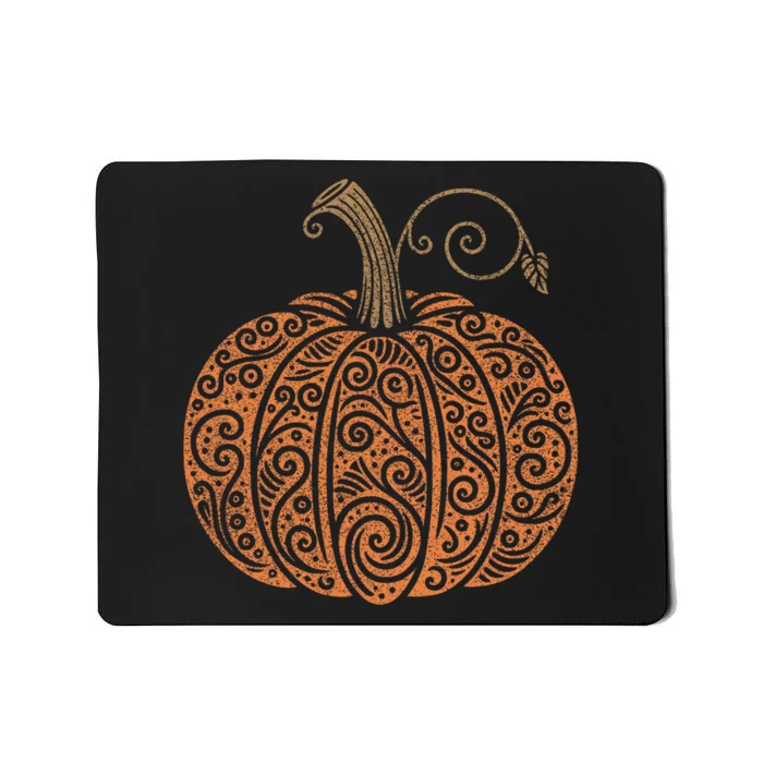 Vintage Pumpkin Autumn Fall Thanksgiving Halloween Mousepad