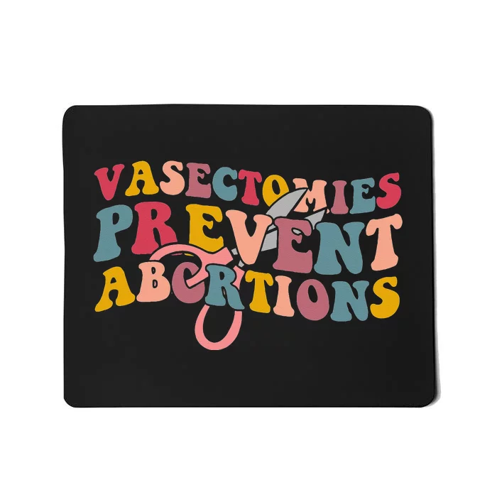 Vasectomies Prevent Abortions 's Pro Choice Feminist Mousepad