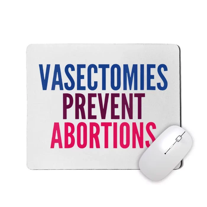 Vasectomies Prevent Abortions Protest Mousepad