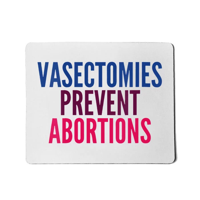 Vasectomies Prevent Abortions Protest Mousepad