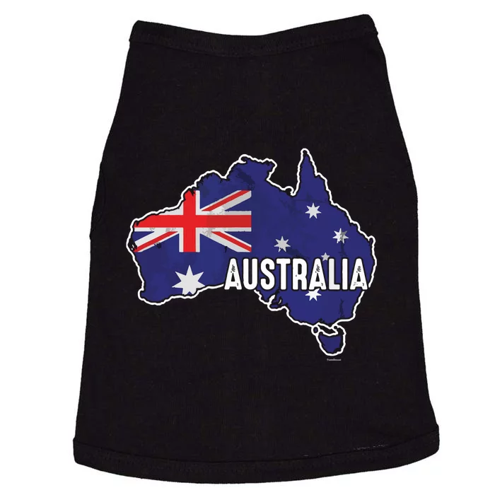 Vintage Patriotic Australian Pride Australia Flag Doggie Tank