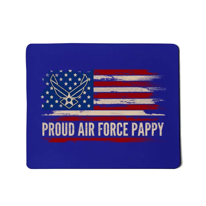 Vintage Proud Air Force Pappy American Flag Veteran Gift Funny Gift Mousepad