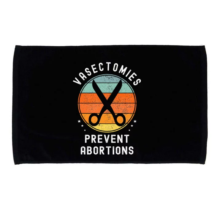 Vasectomies Prevent Abortions Retro Funny Novelty Microfiber Hand Towel