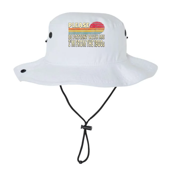 Vintage Please Be Patient With Me Im From The 1900s Gift Legacy Cool Fit Booney Bucket Hat