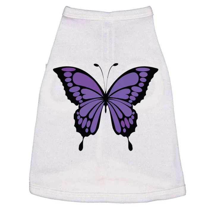 Vibrant Purple Butterfly Doggie Tank