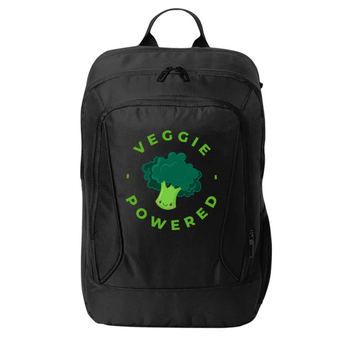 Veggie Powered Broccoli Vegan Gift City Backpack