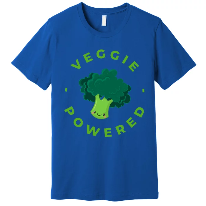 Veggie Powered Broccoli Vegan Gift Premium T-Shirt