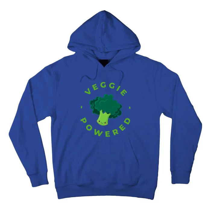 Veggie Powered Broccoli Vegan Gift Tall Hoodie