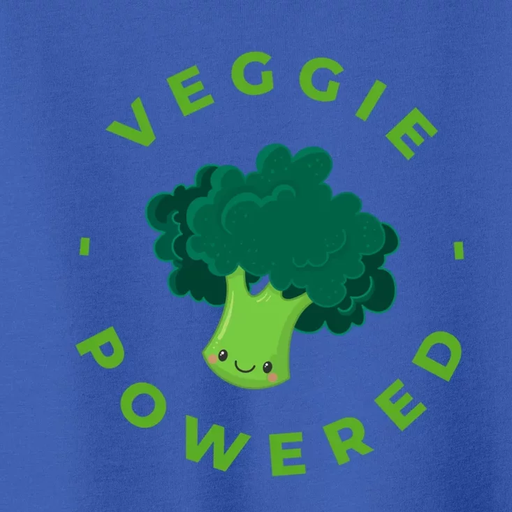 Veggie Powered Broccoli Vegan Gift Toddler T-Shirt