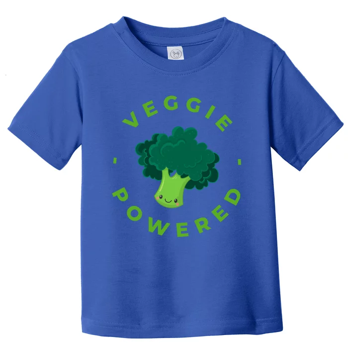 Veggie Powered Broccoli Vegan Gift Toddler T-Shirt