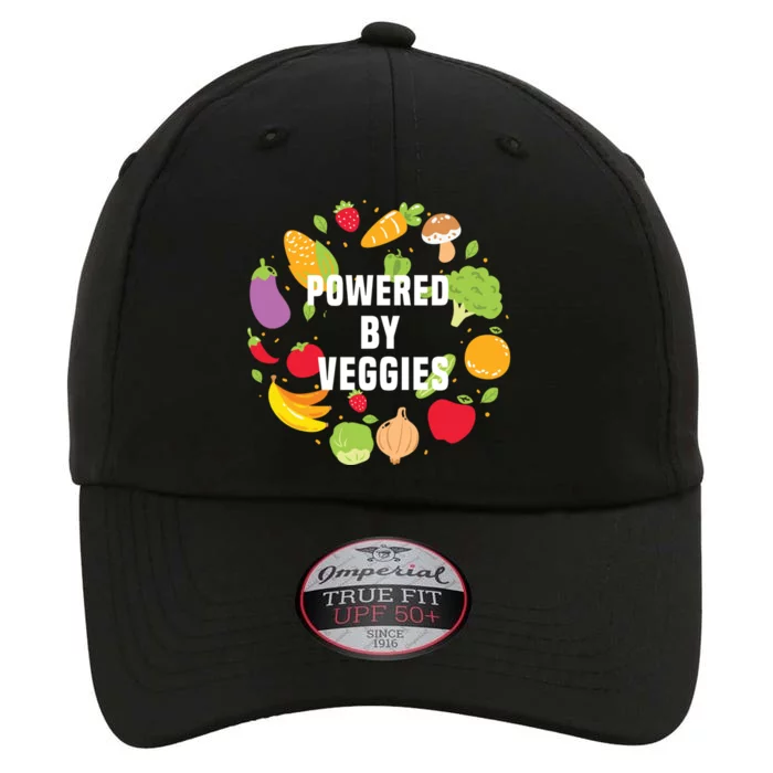 Vegeterian Powered By Veggies Funny Present Vegan Funny Gift The Original Performance Cap