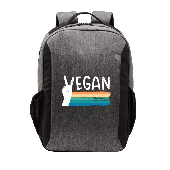 Vegan Plant Based Diet Vegetarian Vector Backpack