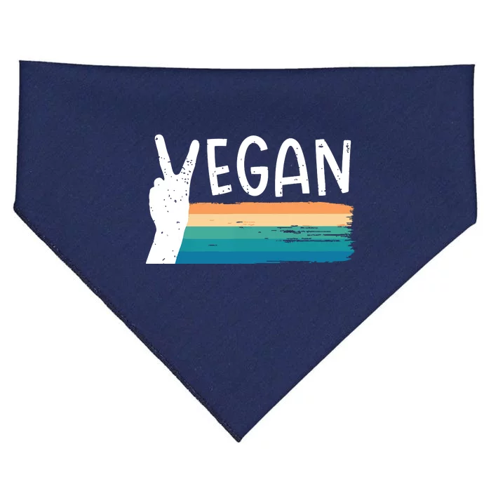 Vegan Plant Based Diet Vegetarian USA-Made Doggie Bandana