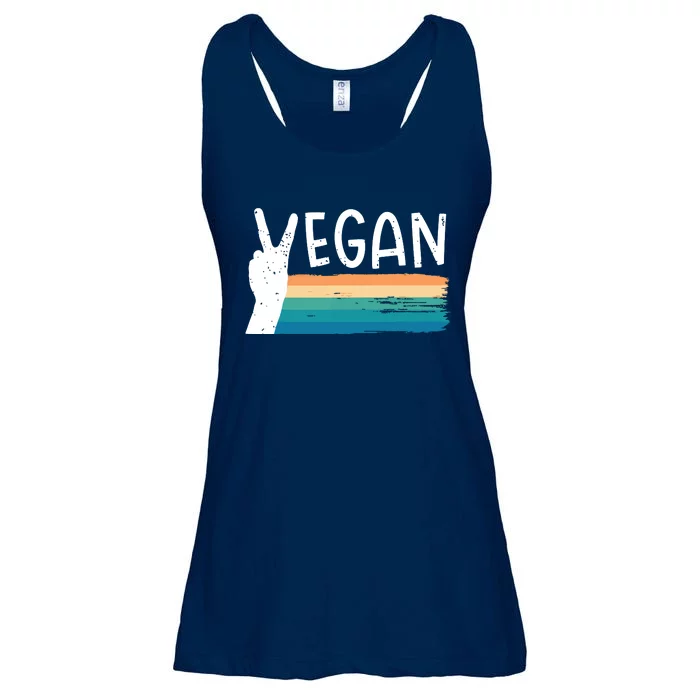 Vegan Plant Based Diet Vegetarian Ladies Essential Flowy Tank