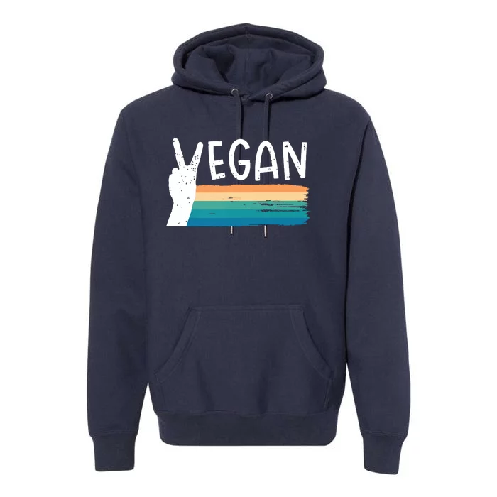 Vegan Plant Based Diet Vegetarian Premium Hoodie