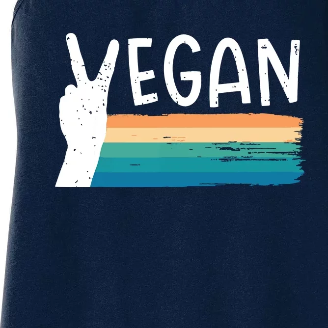 Vegan Plant Based Diet Vegetarian Women's Racerback Tank