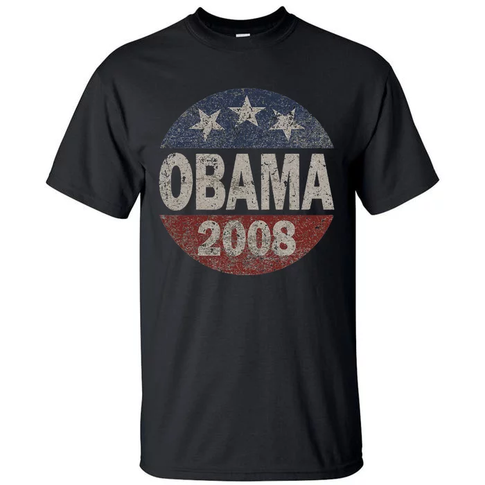 Vintage President Barack Obama 2008 Campaign Tall T-Shirt