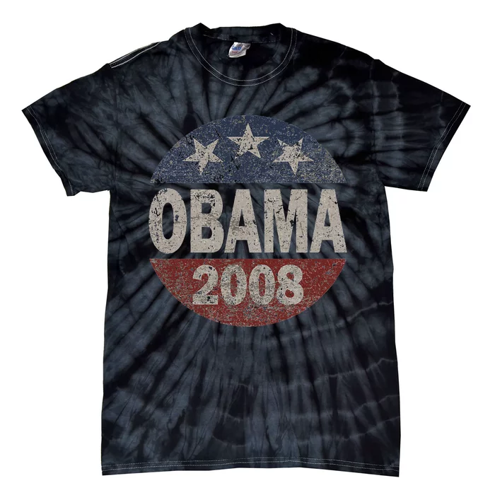 Vintage President Barack Obama 2008 Campaign Tie-Dye T-Shirt