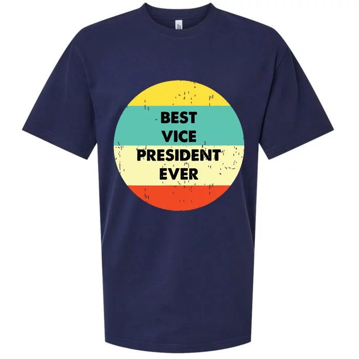 Vice President Best Vice President Ever Sueded Cloud Jersey T-Shirt